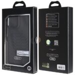 Audi Synthetic Leather MagSafe iPhone 13 Pro Max 6.7" black hardcase AU-TPUPCMIP13PM-GT/D3-BK - imagine 7