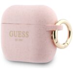 Case Guess Silicone Glitter Ring for AirPods Pro 3 pink - imagine 3