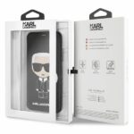 Karl Lagerfeld KLFLBKI61IKPUBK iPhone Xr black book Iconic Karl Embossed - imagine 6
