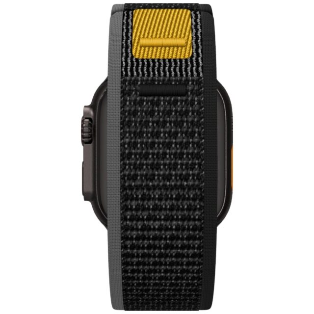 Band Spigen Athlex Air for Apple Watch6/7/8/9/10/11/SE/SE 3/Ultra1/2/3(44/45/46/49mm) black - imagine 3