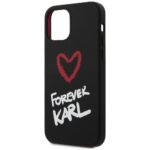 Karl Lagerfeld KLHCP12MSILKRBK iPhone 12/12 Pro 6,1" black hardcase Silicone Forever Karl - imagine 6