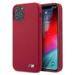 BMW BMHCP12MMSILRE case iPhone 12  /12 Pro 6.1" red hardcase Silicone M Collection