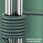 USAMS Braided Cable U55 2A micro USB 1pc for set U55 green 1m SJ450USBSG02 (US-SJ450) - imagine 5