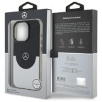 Mercedes MEHMP16L23HBIGK iPhone 16 Pro 6.3" black silver hardcase Double Layer BiColor MagSafe - imagine 8