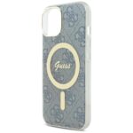 Guess GUHMP15SH4STB iPhone 15 / 14 / 13 6.1" blue hardcase IML 4G MagSafe - imagine 6