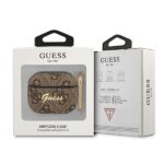 Guess GUA34GSMW AirPods 3 cover brown 4G Script Metal Collection - imagine 3