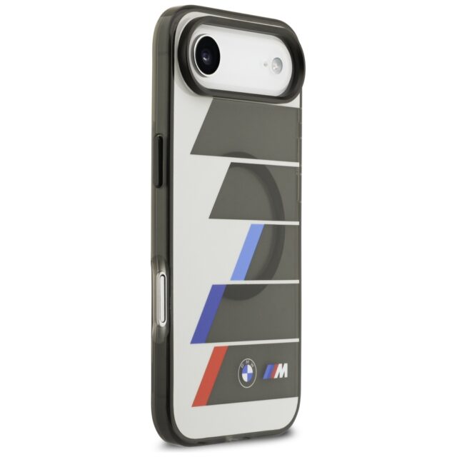 BMW M IML Metal Buttons Tricolor Lines MagSafe case for iPhone Air anthracite - imagine 4