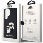 Karl Lagerfeld KLHCS24L3DRKCNK S24 Ultra S928 black hardcase 3D Rubber Karl&Choupette - imagine 8