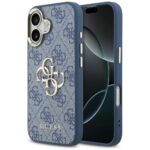Case Guess 4G Big 4G Classic Logo for iPhone 17 blue gold