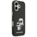 Karl Lagerfeld IML Aquarelle Karl & Choupette & Logo MagSafe Case for iPhone 17 Black - imagine 4