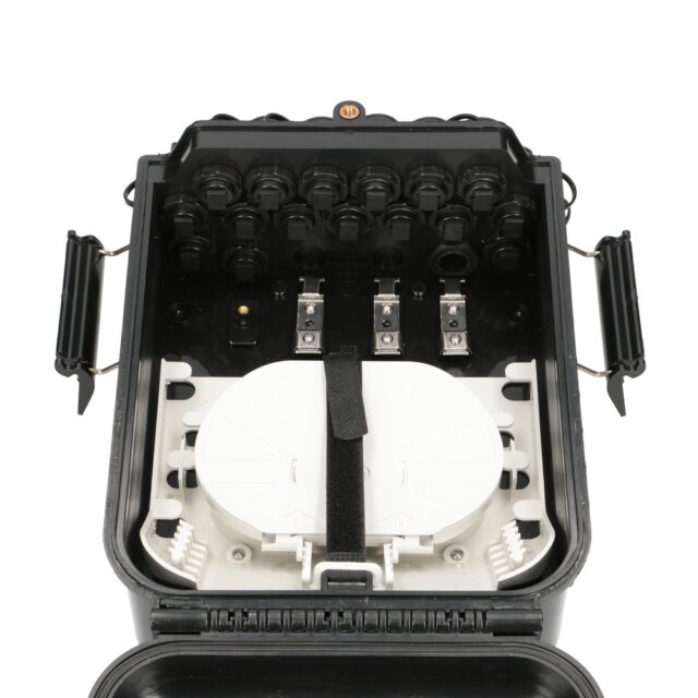 Extralink Jennifer | Fiber optic terminal box | 16 core, black, with connector - imagine 8