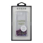 Guess GUHCP7GLUQPU iPhone 6/7/8/SE 2020 / SE 2022 purple hard case Liquid Glitter Party - imagine 3