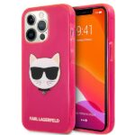 Karl Lagerfeld KLHCP13XCHTRP iPhone 13 Pro Max 6,7" pink hardcase Glitter Choupette Fluo