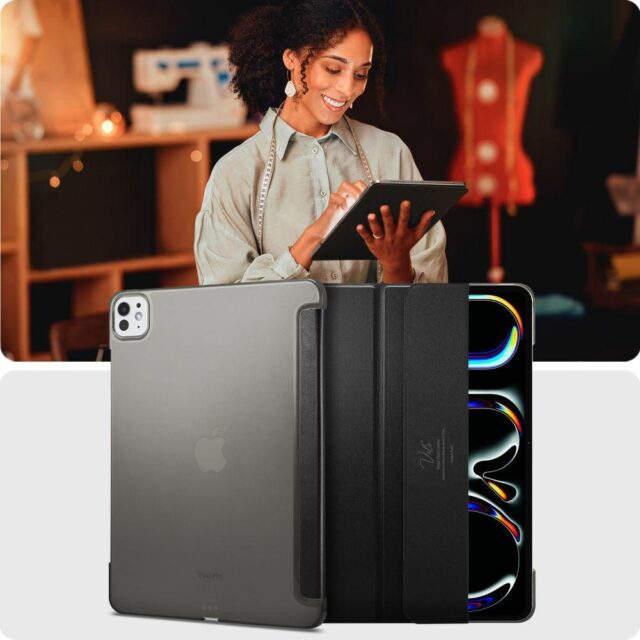 Case Spigen Smart Fold iPad Pro 11" 2024/2025 black - imagine 8