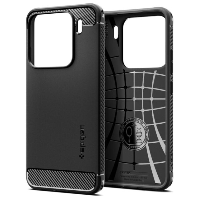 Spigen Rugged Armor Case for Xiaomi 15 Black - imagine 3