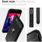 Spigen Rugged Armor iPhone 7/8/SE2020/SE2022 black ACS00944 - imagine 5