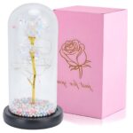 Eternal Rose in Glass Extralink Home, White LED Light