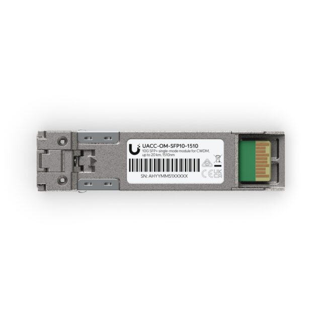 Ubiquiti UACC-OM-SFP10-1510 | SFP+ module | 1510nm, 10G, CWDM, 20km, single mode, duplex LC UPC