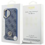 Case Guess 4G Strass Logo MagSafe for iPhone 17 blue - imagine 8