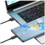 Cable USAMS YD Series SJ708 18W 3A USB-A to USB-C 1m white - imagine 8