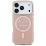 Karl Lagerfeld IML Karl RSG Logo MagSafe Case for iPhone 17 Pro Pink - imagine 3