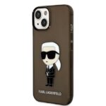 Karl Lagerfeld KLHCP14SHNIKTCK iPhone 14/ 15 / 13 6,1" black hardcase Ikonik Karl Lagerfeld - imagine 2