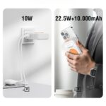 Hybrid charger 4smarts 6-in-1 USB-C/USB-A PD 22.5W with 10,000 mAh power bank, Qi wireless charging, - imagine 9