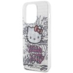 Hello Kitty HKHCP15XHDGPHT iPhone 15 Pro Max 6.7" white hardcase IML Kitty On Bricks Graffiti - imagine 6