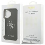Case Guess Grained Big 4G Classic Logo for iPhone 17 black - imagine 8