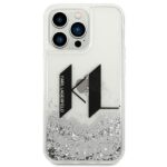Karl Lagerfeld KLHCP14XLBKLCS iPhone 14 Pro Max 6,7" silver hardcase Liquid Glitter Big KL - imagine 3