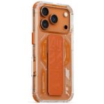 Skinarma Helio Case for iPhone 17 Pro Magnetic Charging + Grip Stand Orange