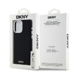 DKNY DKHMP14XSMCHLK iPhone 14 Pro Max 6.7" black hardcase Liquid Silicone Small Metal Logo MagSafe - imagine 8
