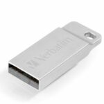 Verbatim USB-A 2.0 Metal Executive Flash Drive 16GB silver 98748