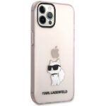 Karl Lagerfeld KLHCP12MHNCHTCP iPhone 12/12 Pro 6,1" pink hardcase Ikonik Choupette - imagine 4
