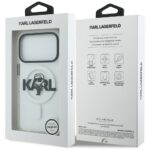 Karl Lagerfeld IML Karl Sketch Logo MagSafe Case for iPhone 17 Pro Clear - imagine 8