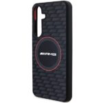 AMG AMHMS24S23SMRK S24 S921 black hardcase with Silicone Carbon Pattern and MagSafe - imagine 6