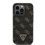 Guess GUHCP16LPG4GPK iPhone 16 Pro 6.3" black hardcase New 4G Triangle - imagine 3