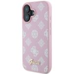 Guess GUHMP16MPGPYSP iPhone 16 Plus 6.7" pink hardcase Peony Script Logo MagSafe - imagine 2