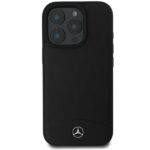 Mercedes MEHMP16X23RBARK iPhone 16 Pro Max 6.9" black hardcase Textured And Plain Leather MagS - imagine 3