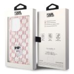 Karl Lagerfeld KLHCP15XHNCMKLP iPhone 15 Pro Max 6.7" pink hardcase Monogram Choupette - imagine 8