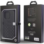 Audi Genuine Leather iPhone 14 Pro 6.1" black hardcase AU-TPUPCIP14P-Q8/D1-BK - imagine 7