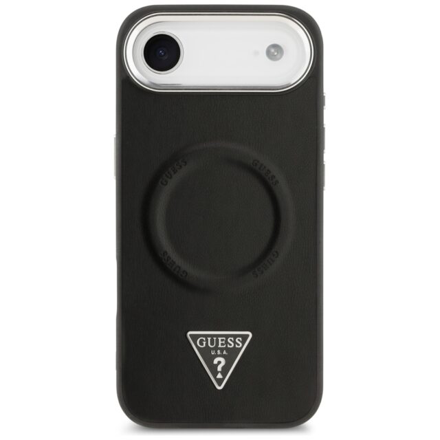 Guess Triangle Logo MagSafe Case for iPhone Air Black - imagine 3