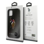 US Polo USHCP12LPUGFLBK iPhone 12 Pro Max 6,7" black Polo Embroidery Collection - imagine 8