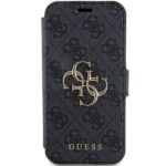 Guess GUBKP15X4GMGGR iPhone 15 Pro Max 6.7" grey book 4G Metal Logo - imagine 3