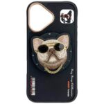 Nimmy Glasses Cool Dog MagSafe case for iPhone 16 black - imagine 2