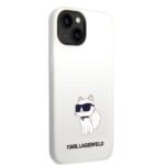 Karl Lagerfeld KLHCP14MSNCHBCH iPhone 14 Plus / 15 Plus 6,7" hardcase white Silicone Choupette - imagine 4