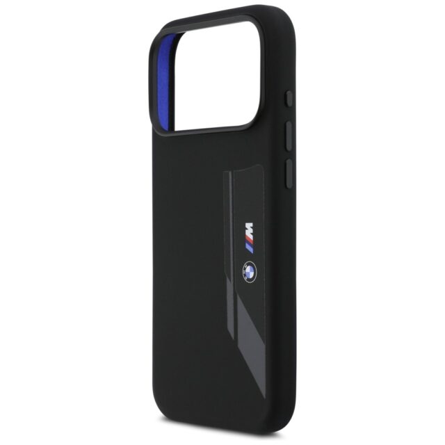 BMW M Silicon Vertical Logo MagSafe Case for iPhone 17 Pro Max Black - imagine 6
