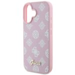 Guess GUHMP16MPGPYSP iPhone 16 Plus 6.7" pink hardcase Peony Script Logo MagSafe - imagine 6
