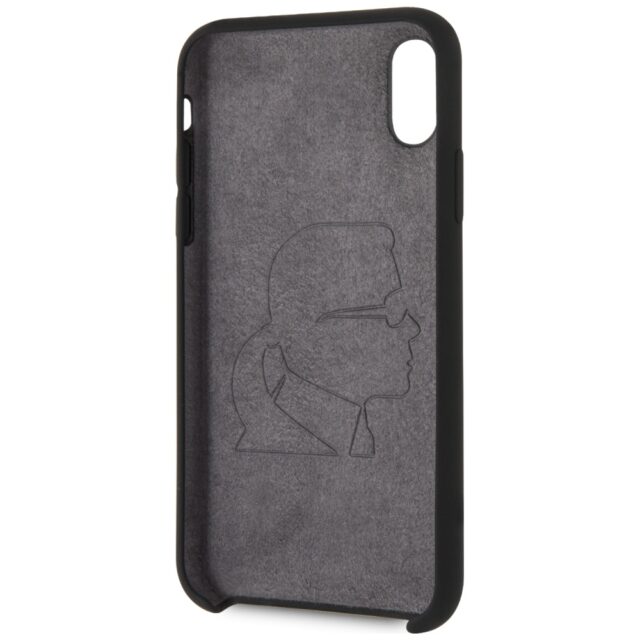 Karl Lagerfeld KLHCPXSLBKS iPhone X/Xs hardcase black Silicone - imagine 4