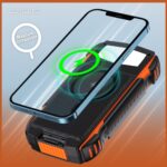 4smarts Powerbank Solarny TitanPack      Rugged UltiMag 20000mAh black/czarny 496560 - imagine 3